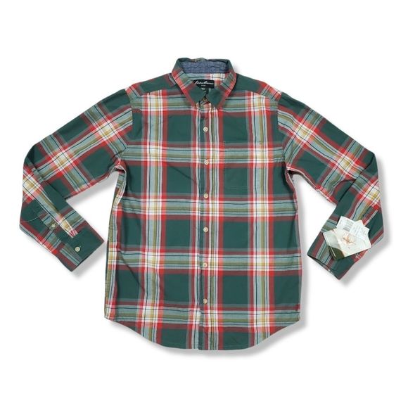 NWT EDDIE BAUER BUTTON DOWN - Picture 1 of 3